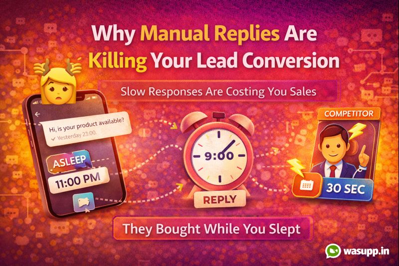 Why Manual Replies Are Killing Your Lead Conversion