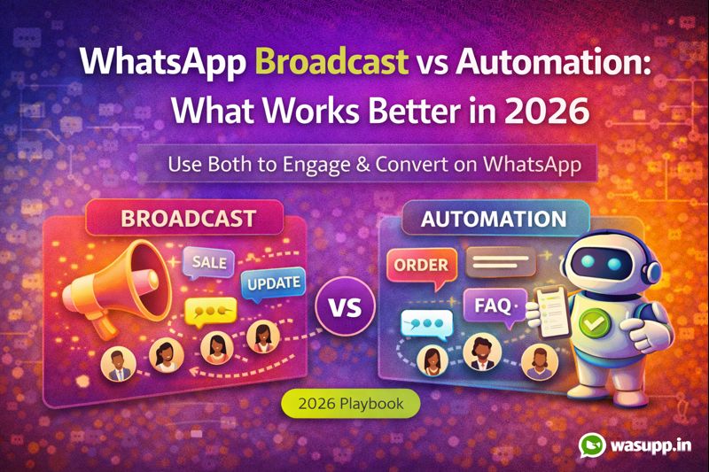 WhatsApp Broadcast vs Automation: What Works Better in 2026