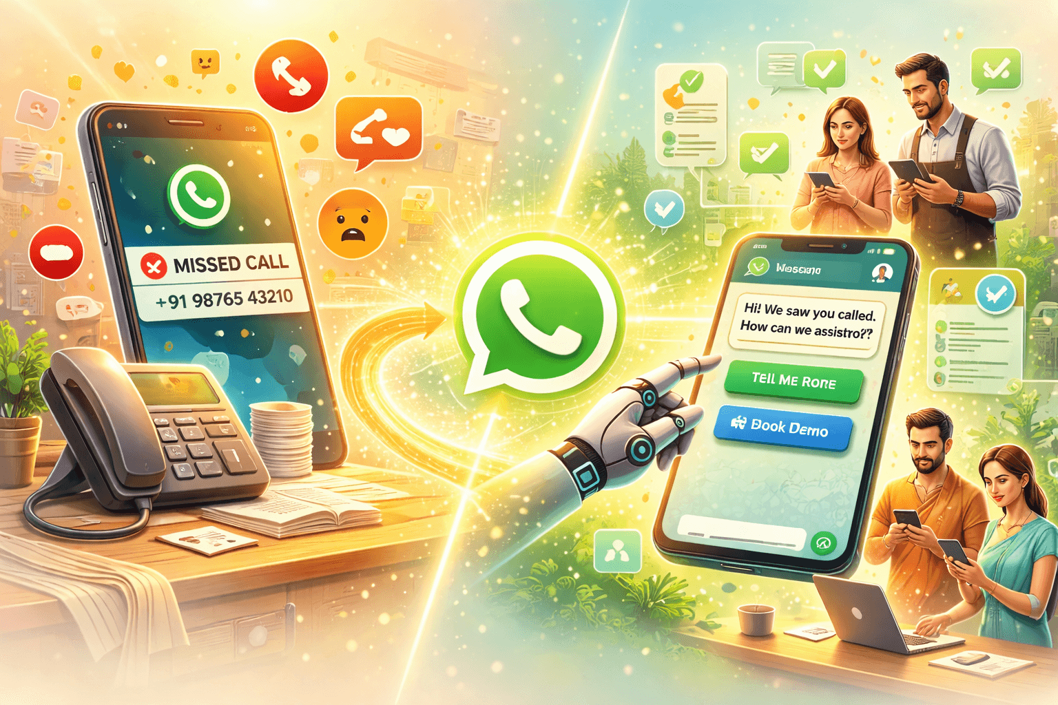 How to Turn Missed Calls into WhatsApp Leads (Without Calling Anyone Back)